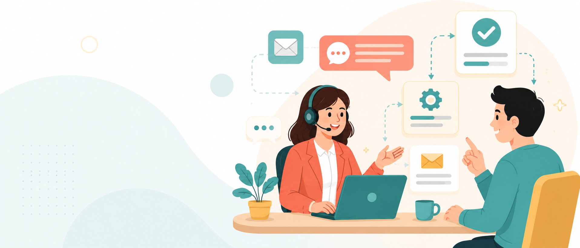 Illustration for the Support page.